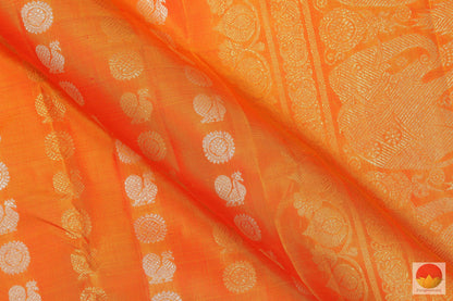 Kanchipuram Silk Saree - Handwoven Pure Silk - Pure Zari - PV G 1989 Archives - Silk Sari - Panjavarnam