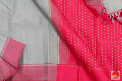 Kanchipuram Silk Saree - Handwoven Pure Silk - Pure Zari - PV G 2035 - Archives - Silk Sari - Panjavarnam