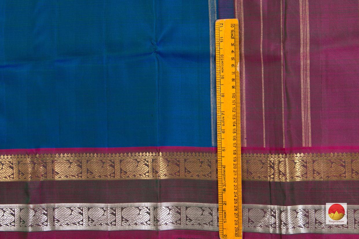 Kanchipuram Silk Saree - Handwoven Pure Silk - Pure Zari - PV G 2038 - Silk Sari - Panjavarnam