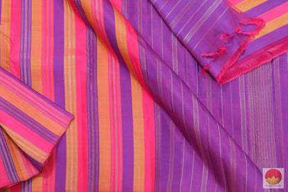 Kanchipuram Silk Saree - Handwoven Pure Silk - Pure Zari - PV G 2041 Archives - Silk Sari - Panjavarnam