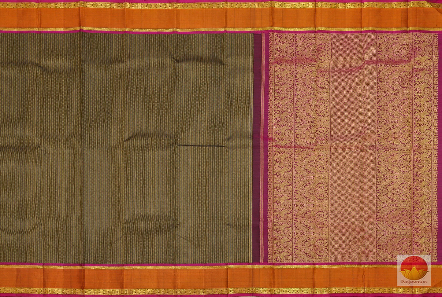 Kanchipuram Silk Saree - Handwoven Pure Silk - Pure Zari - PV G 4091 Archives - Silk Sari - Panjavarnam