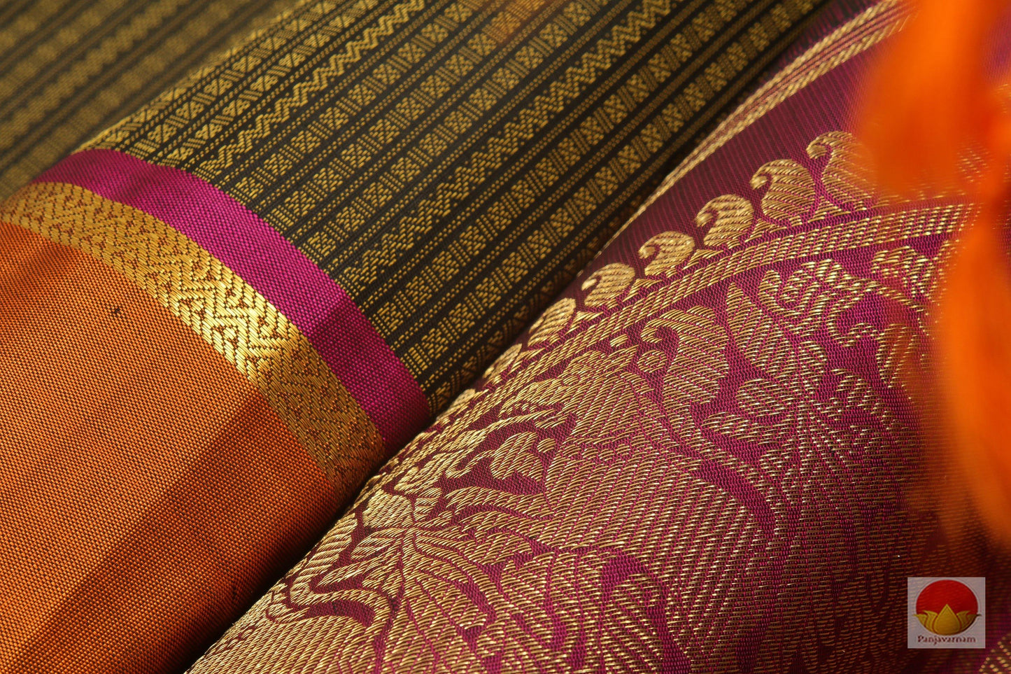 Kanchipuram Silk Saree - Handwoven Pure Silk - Pure Zari - PV G 4091 Archives - Silk Sari - Panjavarnam