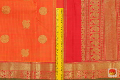 border details of kanjivaram silk saree