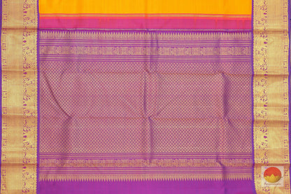 Kanchipuram Silk Saree - Handwoven Pure Silk - Pure Zari - PV G 4096 - Archives - Silk Sari - Panjavarnam