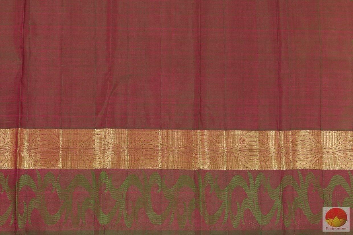 Kanchipuram Silk Saree - Handwoven Pure Silk - Pure Zari - PV G 4128 - Archives - Silk Sari - Panjavarnam