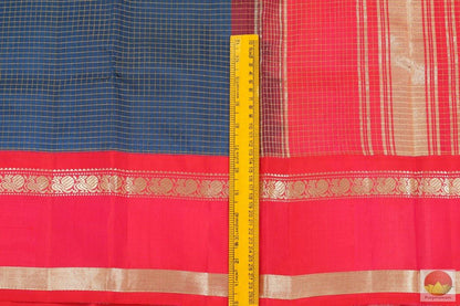 Kanchipuram Silk Saree - Handwoven Pure Silk - Pure Zari - PV G 4133 - Archives - Silk Sari - Panjavarnam