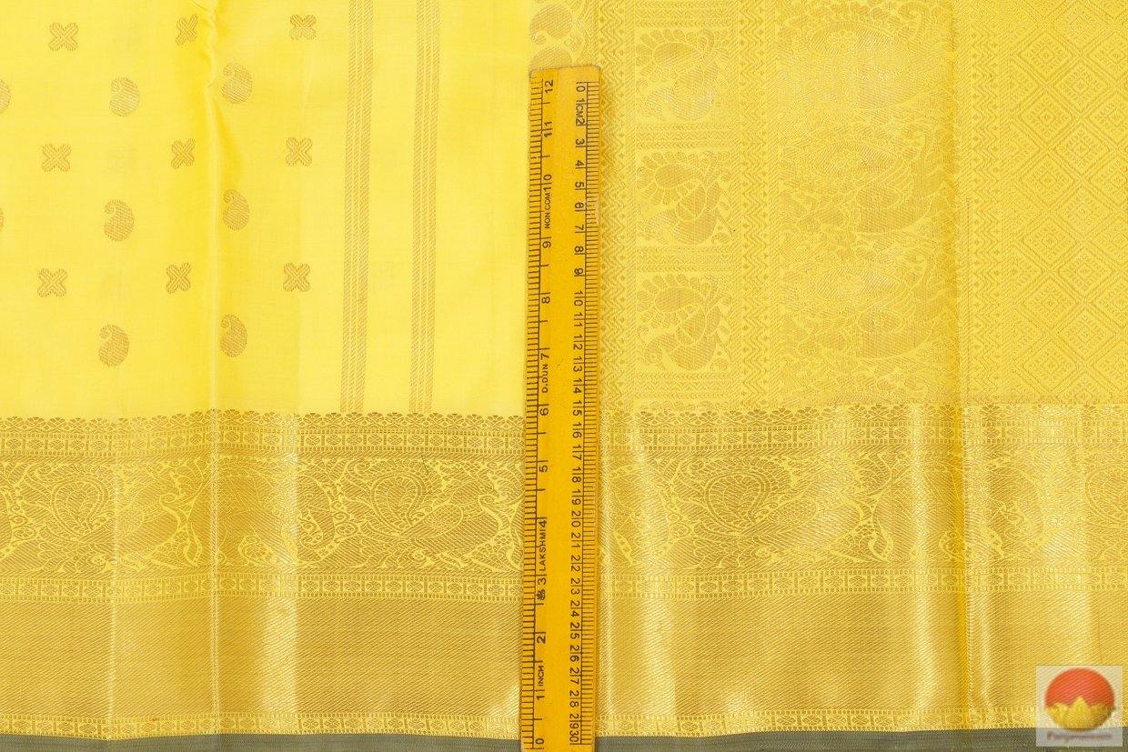 Kanchipuram Silk Saree - Handwoven Pure Silk - Pure Zari - PV G 4138 - Archives - Silk Sari - Panjavarnam