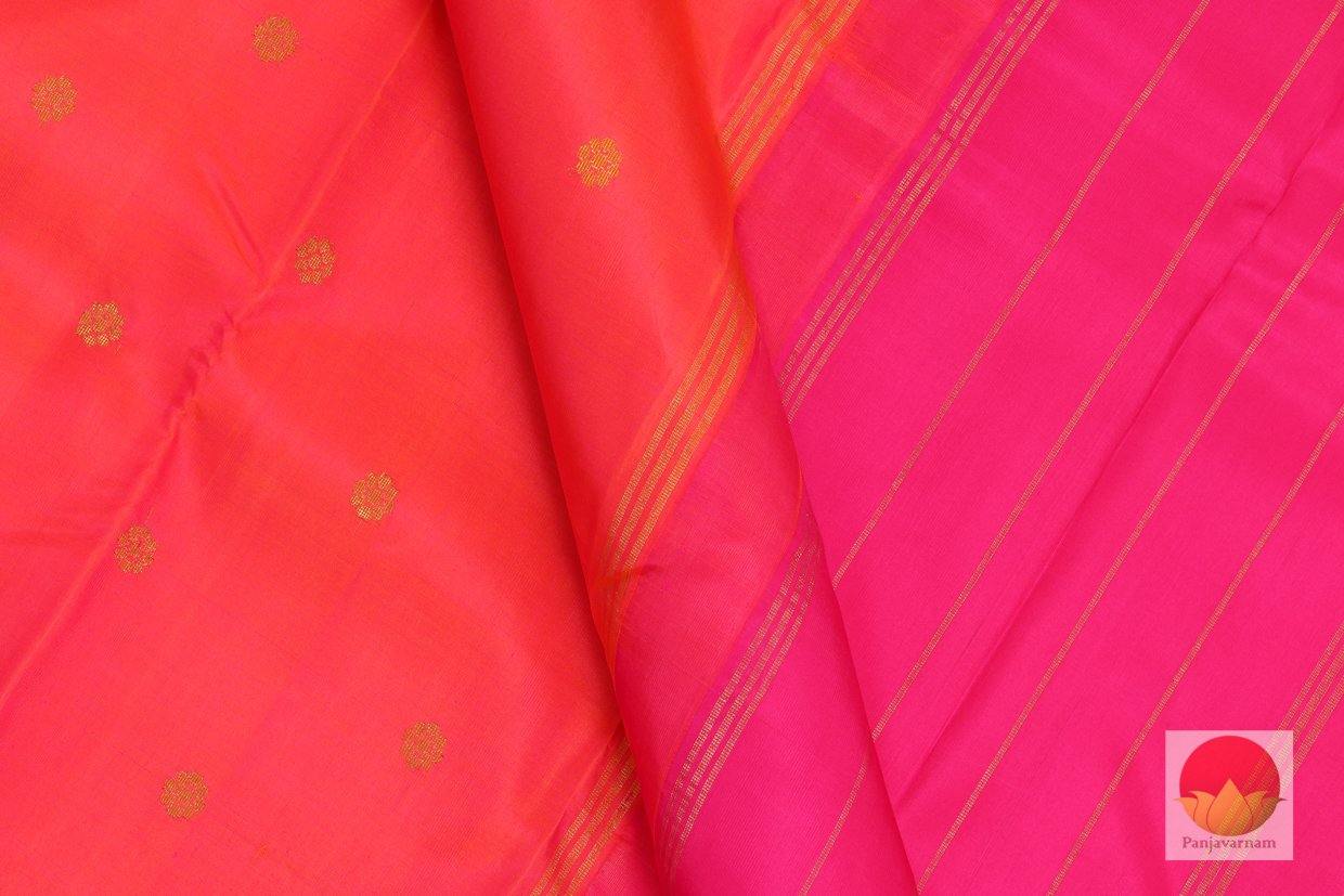 Kanchipuram Silk Saree - Handwoven Pure Silk - Pure Zari - PV G 4161 - Archives - Silk Sari - Panjavarnam