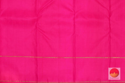 Kanchipuram Silk Saree - Handwoven Pure Silk - Pure Zari - PV G 4161 - Archives - Silk Sari - Panjavarnam