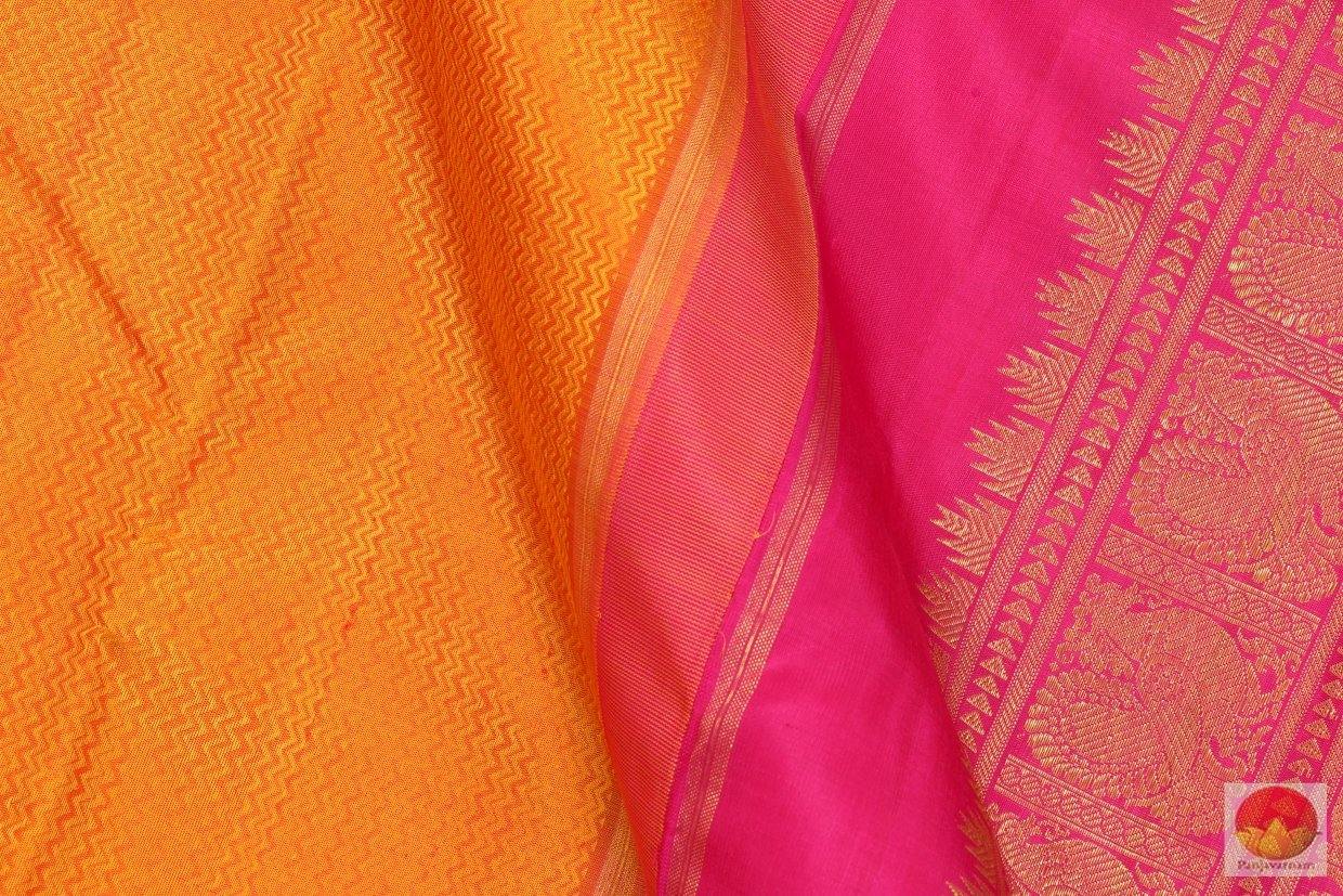 Kanchipuram Silk Saree - Handwoven Pure Silk - Pure Zari - PV G 4207 Archives - Silk Sari - Panjavarnam