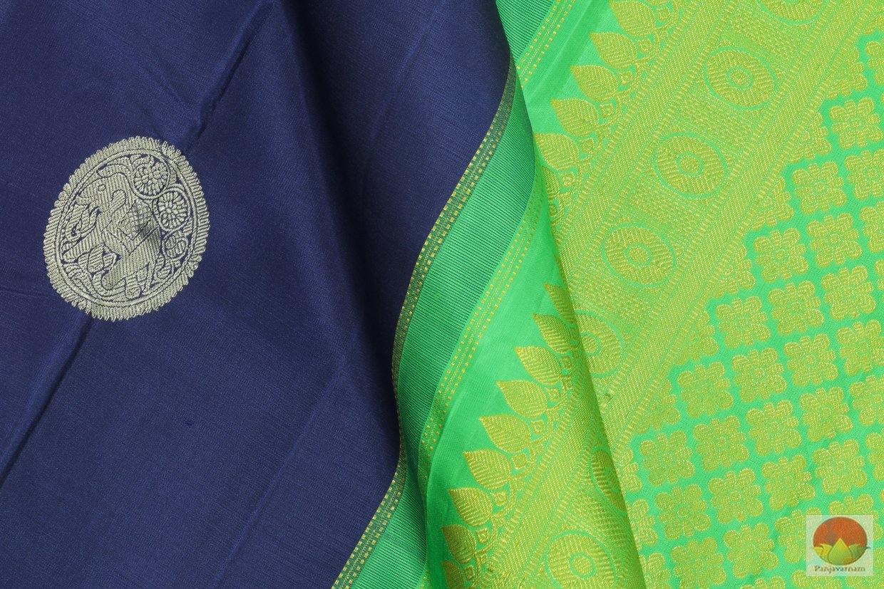 Kanchipuram Silk Saree - Handwoven Pure Silk - Pure Zari - PV G 4220 - Archives - Silk Sari - Panjavarnam