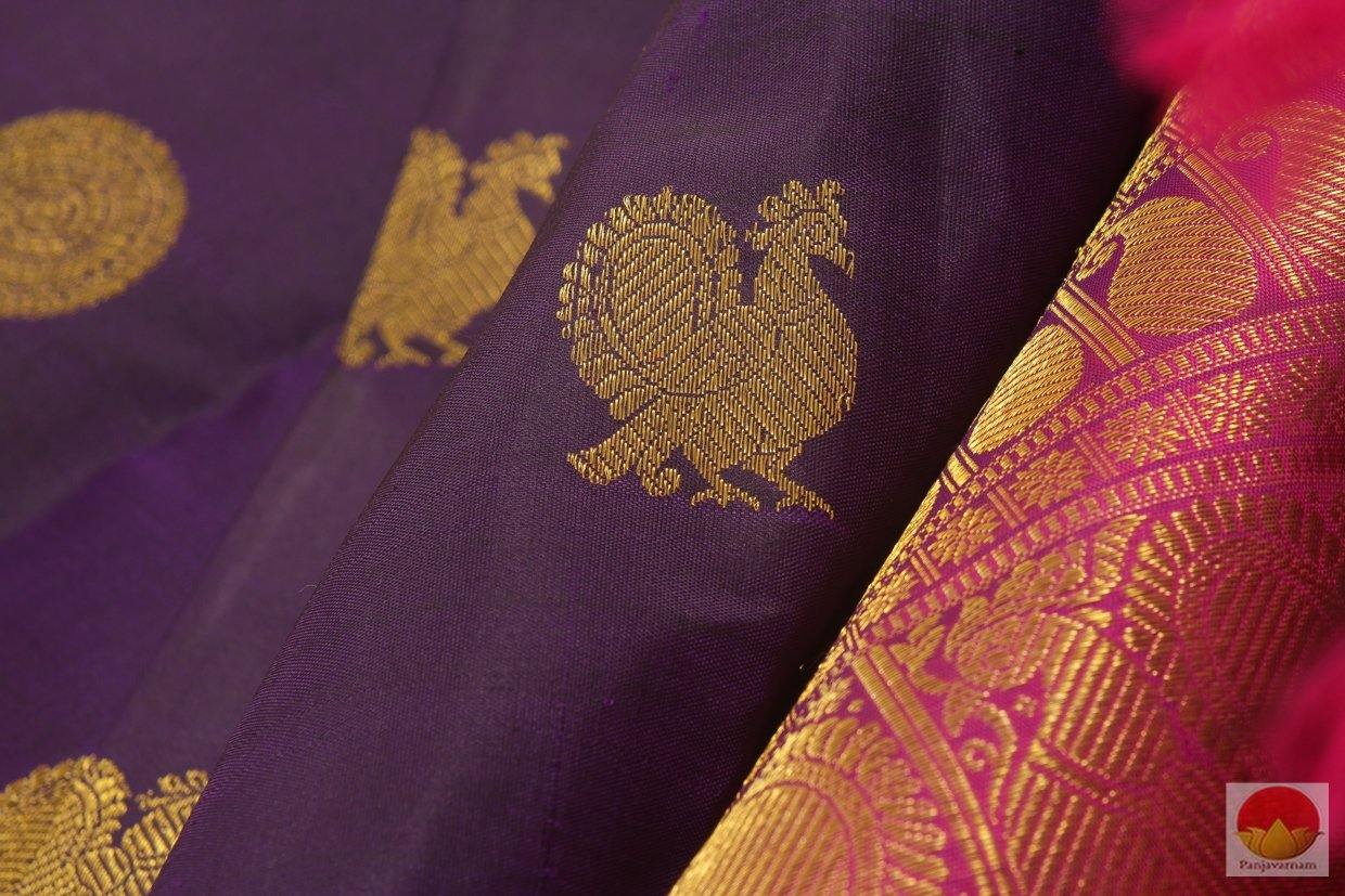 Kanchipuram Silk Saree - Handwoven Pure Silk - Pure Zari - PV G 4235 - Archives - Silk Sari - Panjavarnam