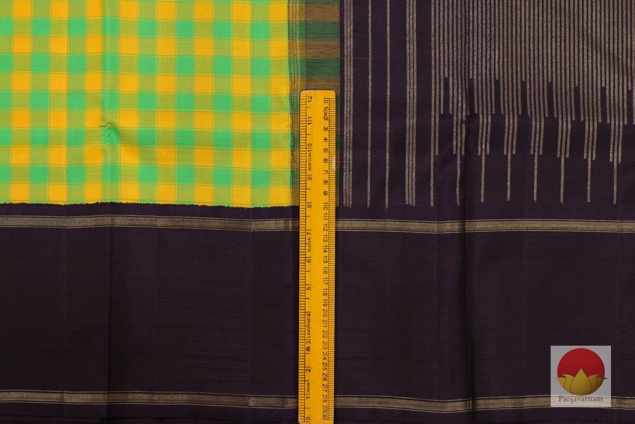 Kanchipuram Silk Saree - Handwoven Pure Silk - Pure Zari - PV G 4248 - Archives - Silk Sari - Panjavarnam