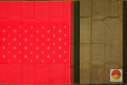Kanchipuram Silk Saree - Handwoven Pure Silk - Pure Zari - PV G 4254 - Archives - Silk Sari - Panjavarnam