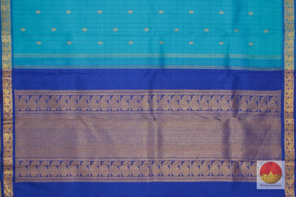 Kanchipuram Silk Saree - Handwoven Pure Silk - Pure Zari - PV G 4255 - Archives - Silk Sari - Panjavarnam
