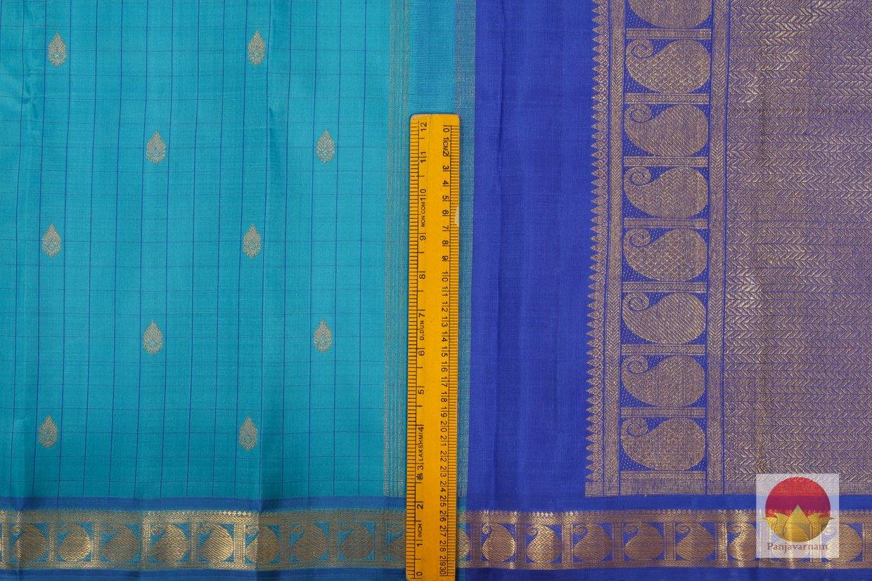 Kanchipuram Silk Saree - Handwoven Pure Silk - Pure Zari - PV G 4255 - Archives - Silk Sari - Panjavarnam