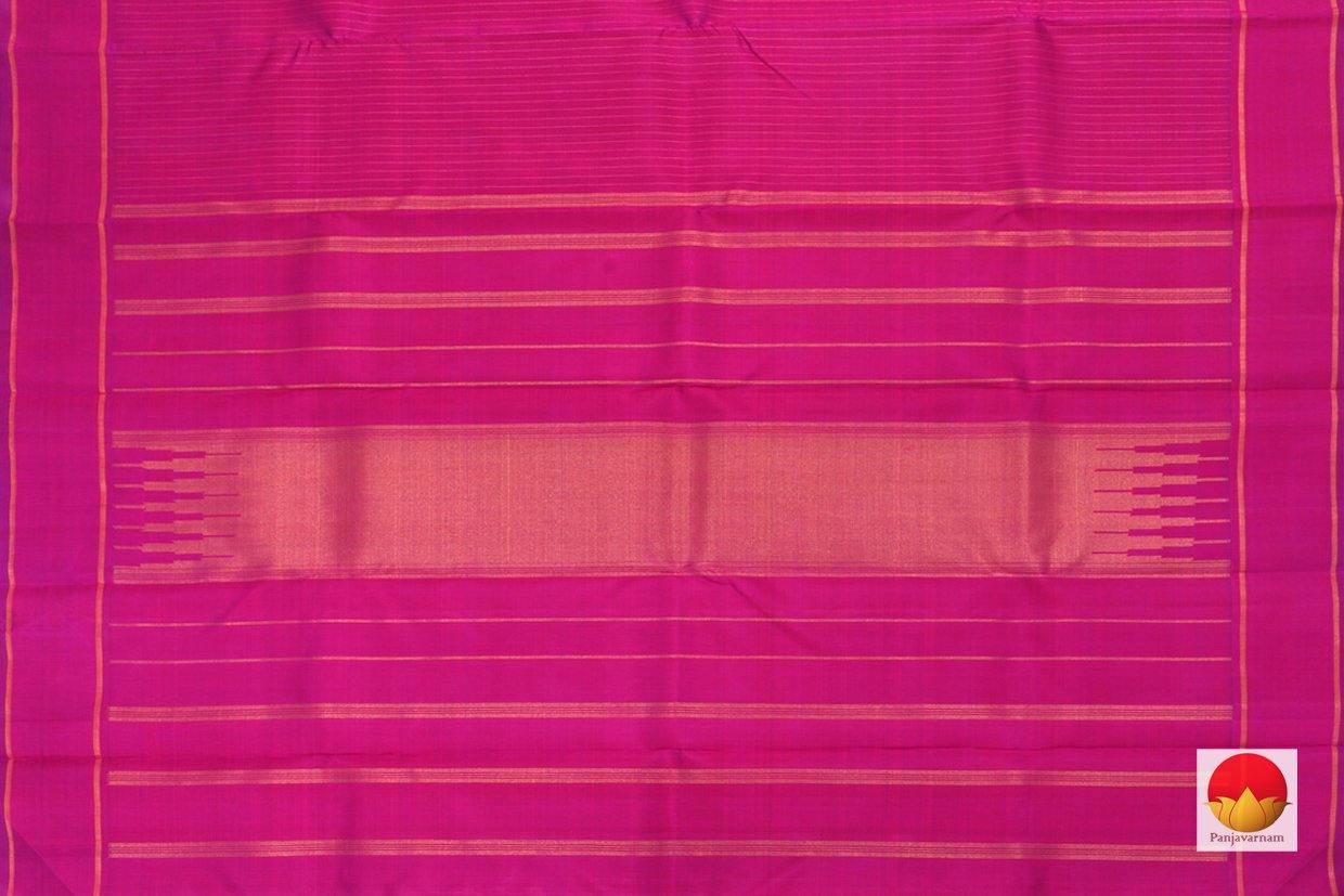 Kanchipuram Silk Saree - Handwoven Pure Silk - Pure Zari - PV G 4271 - Archives - Silk Sari - Panjavarnam
