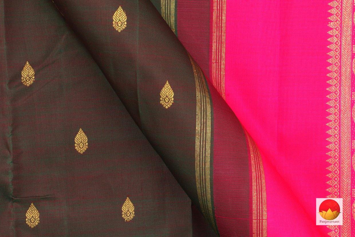 Kanchipuram Silk Saree - Handwoven Pure Silk - Pure Zari - PV G 4272 - Archives - Silk Sari - Panjavarnam