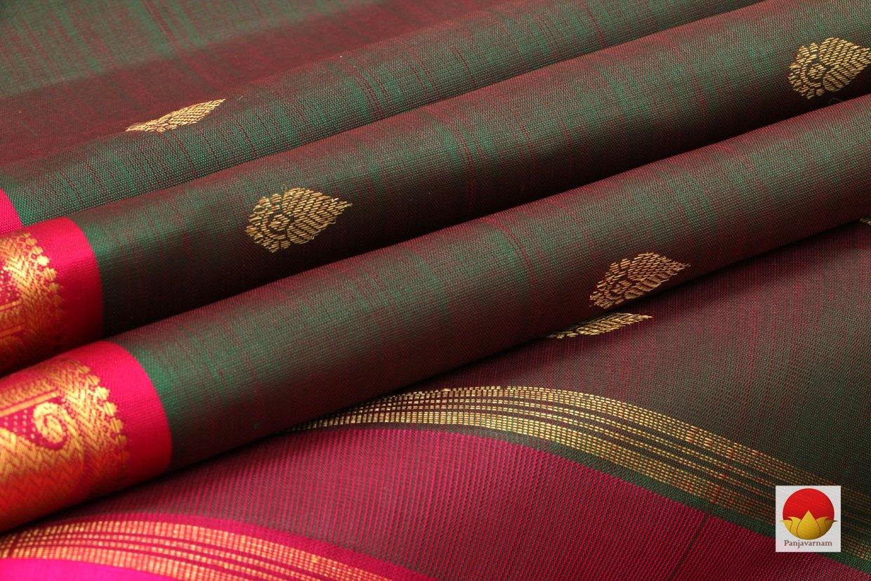 Kanchipuram Silk Saree - Handwoven Pure Silk - Pure Zari - PV G 4272 - Archives - Silk Sari - Panjavarnam