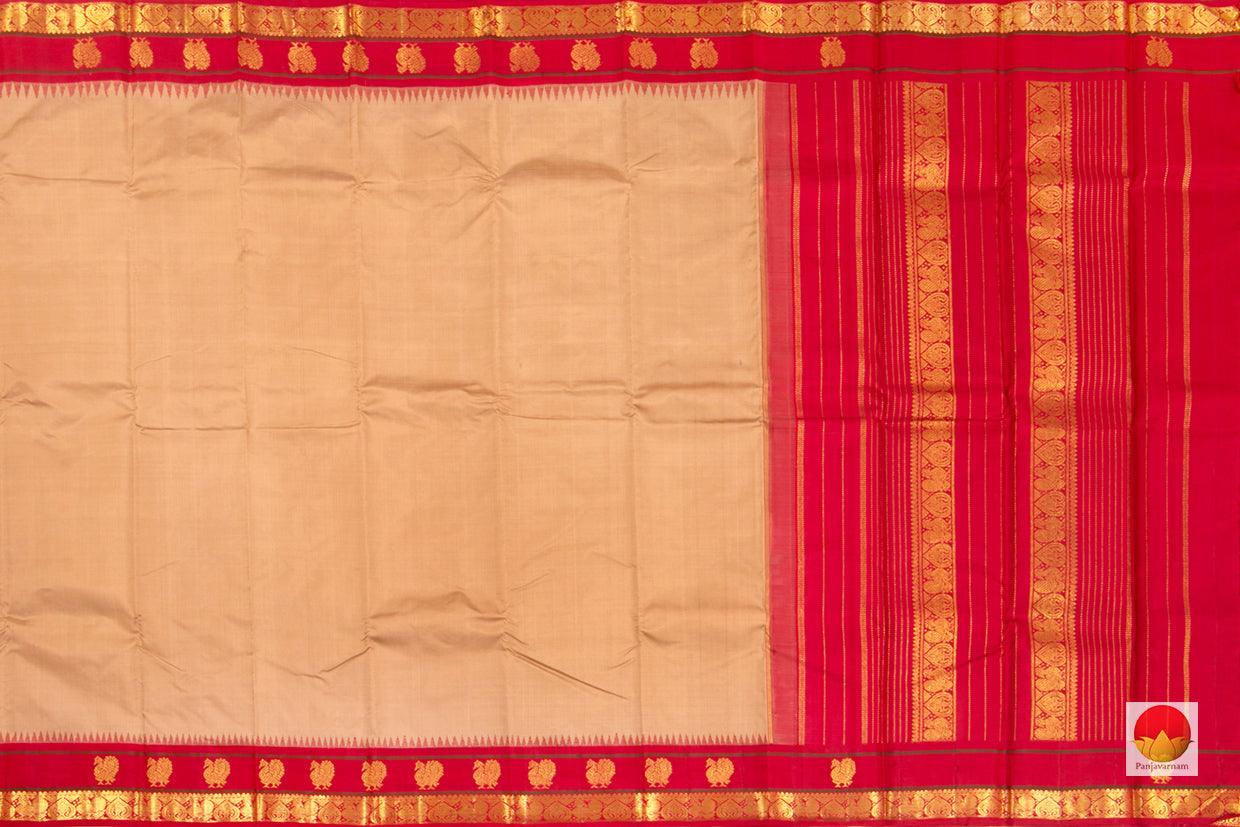 Kanchipuram Silk Saree - Handwoven Pure Silk - Pure Zari - PV G 4297 - Archives - Silk Sari - Panjavarnam