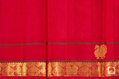 Kanchipuram Silk Saree - Handwoven Pure Silk - Pure Zari - PV G 4297 - Archives - Silk Sari - Panjavarnam