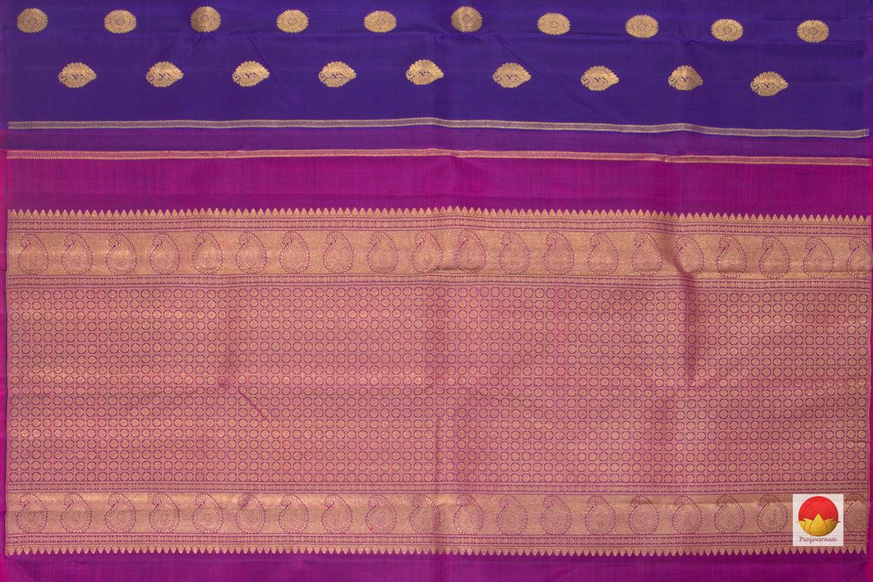 Kanchipuram Silk Saree - Handwoven Pure Silk - Pure Zari - PV G 4304 - Silk Sari - Panjavarnam