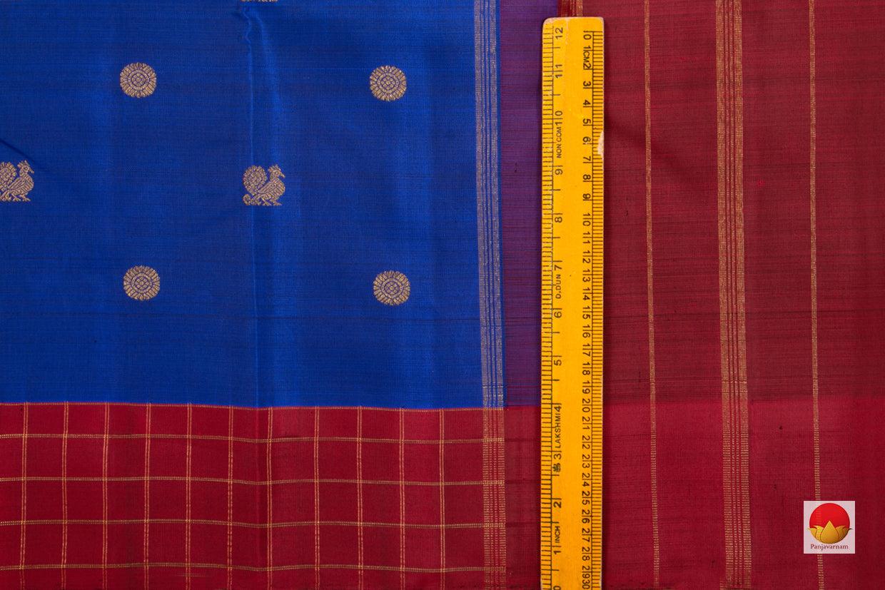Kanchipuram Silk Saree - Handwoven Pure Silk - Pure Zari - PV G 4306 - Archives - Silk Sari - Panjavarnam