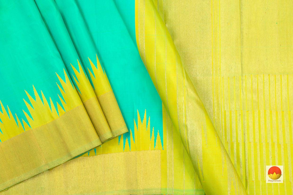 Kanchipuram Silk Saree - Handwoven Pure Silk - Pure Zari - PV G 62 - Archives - Silk Sari - Panjavarnam