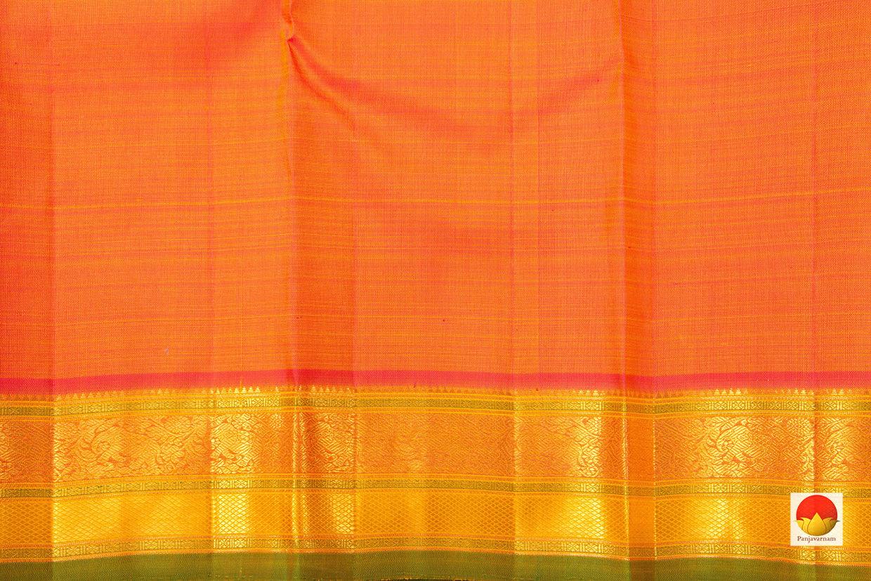 Kanchipuram Silk Saree - Handwoven Pure Silk - Pure Zari - PV GTA 06 - Silk Sari - Panjavarnam