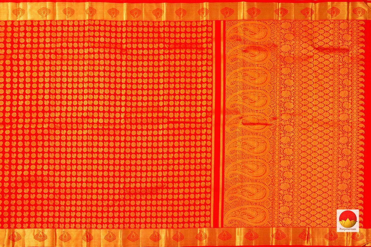 Kanchipuram Silk Saree - Handwoven Pure Silk - Pure Zari - PV GTA 15 - Silk Sari - Panjavarnam