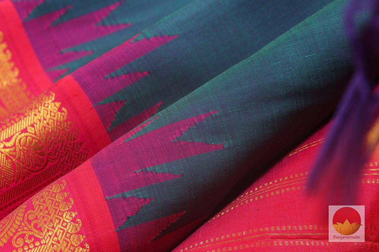Kanchipuram Silk Saree - Handwoven Pure Silk - Pure Zari - PV J 1067 Archives - Silk Sari - Panjavarnam