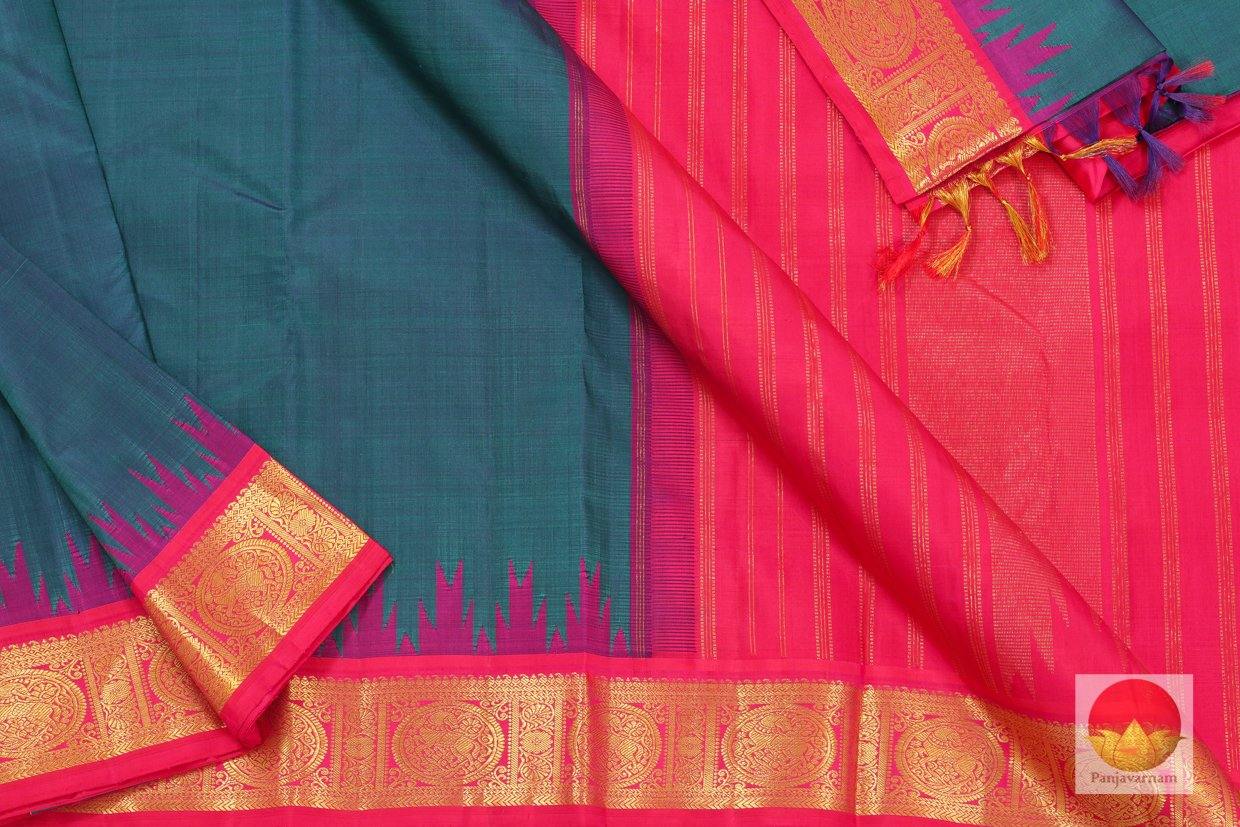 Kanchipuram Silk Saree - Handwoven Pure Silk - Pure Zari - PV J 1067 Archives - Silk Sari - Panjavarnam