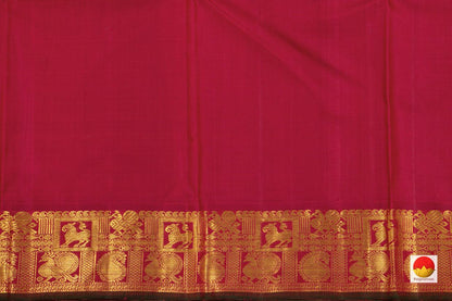 Kanchipuram Silk Saree - Handwoven Pure Silk - Pure Zari - PV J 1365 - Silk Sari - Panjavarnam