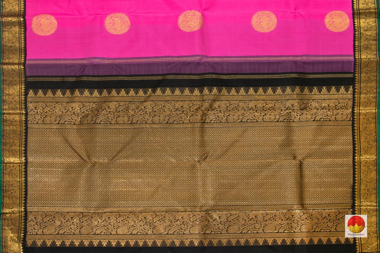 Kanchipuram Silk Saree - Handwoven Pure Silk - Pure Zari - PV J 2012 - Silk Sari - Panjavarnam