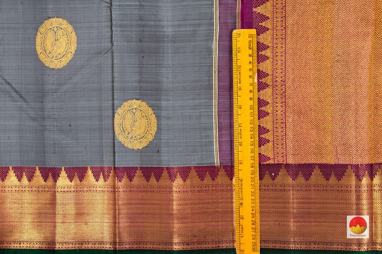 Kanchipuram Silk Saree - Handwoven Pure Silk - Pure Zari - PV J 2033 - Archives - Silk Sari - Panjavarnam