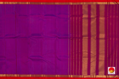 Kanchipuram Silk Saree - Handwoven Pure Silk - Pure Zari - PV J 2103 - Silk Sari - Panjavarnam