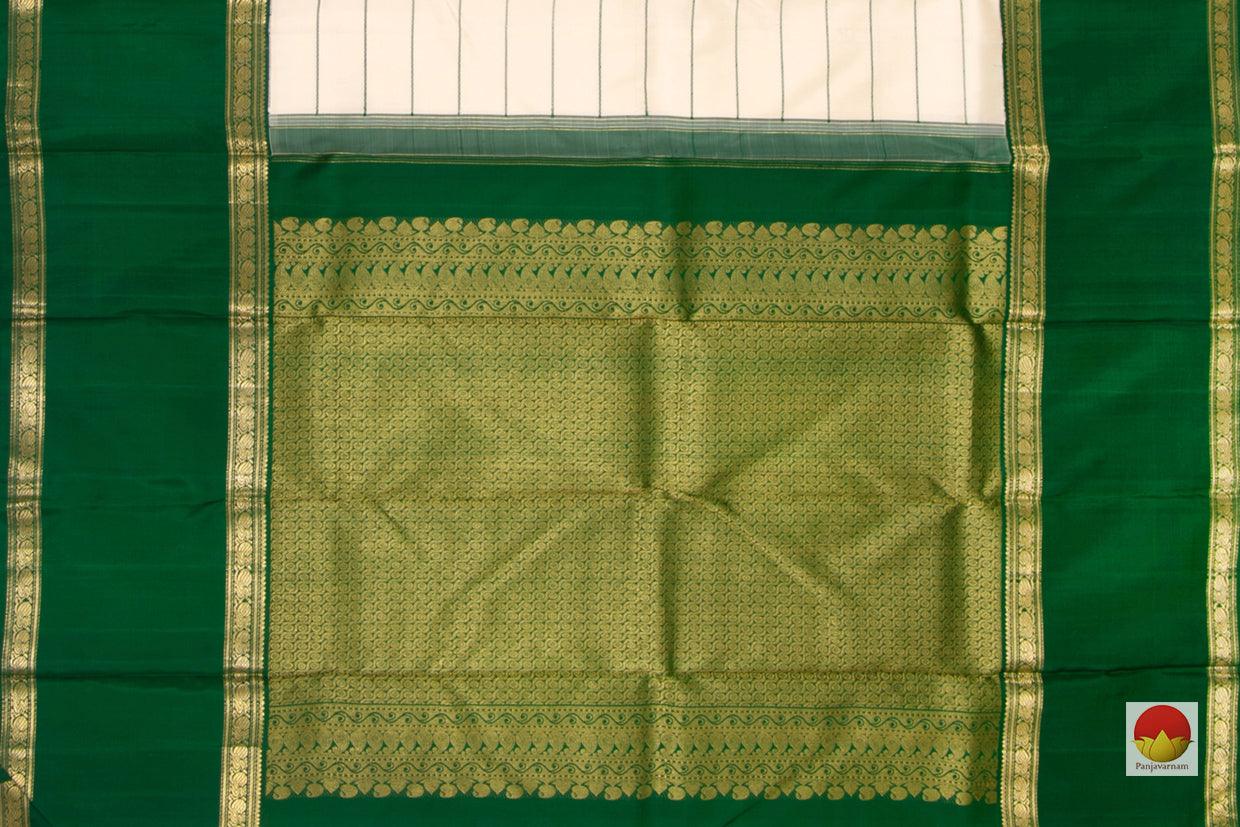 Kanchipuram Silk Saree - Handwoven Pure Silk - Pure Zari - PV J 3541 - Silk Sari - Panjavarnam