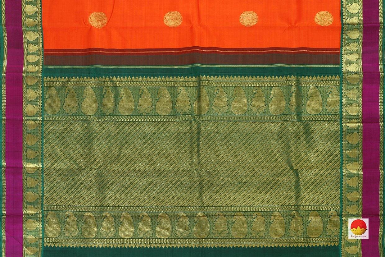 Kanchipuram Silk Saree - Handwoven Pure Silk - Pure Zari - PV J 433 - Archives - Silk Sari - Panjavarnam