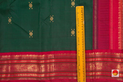 Kanchipuram SIlk Saree - Handwoven Pure Silk - Pure Zari - PV J 4855 - Silk Sari - Panjavarnam
