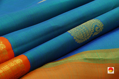 Kanchipuram Silk Saree - Handwoven Pure Silk - Pure Zari - PV J 510 - Archives - Silk Sari - Panjavarnam