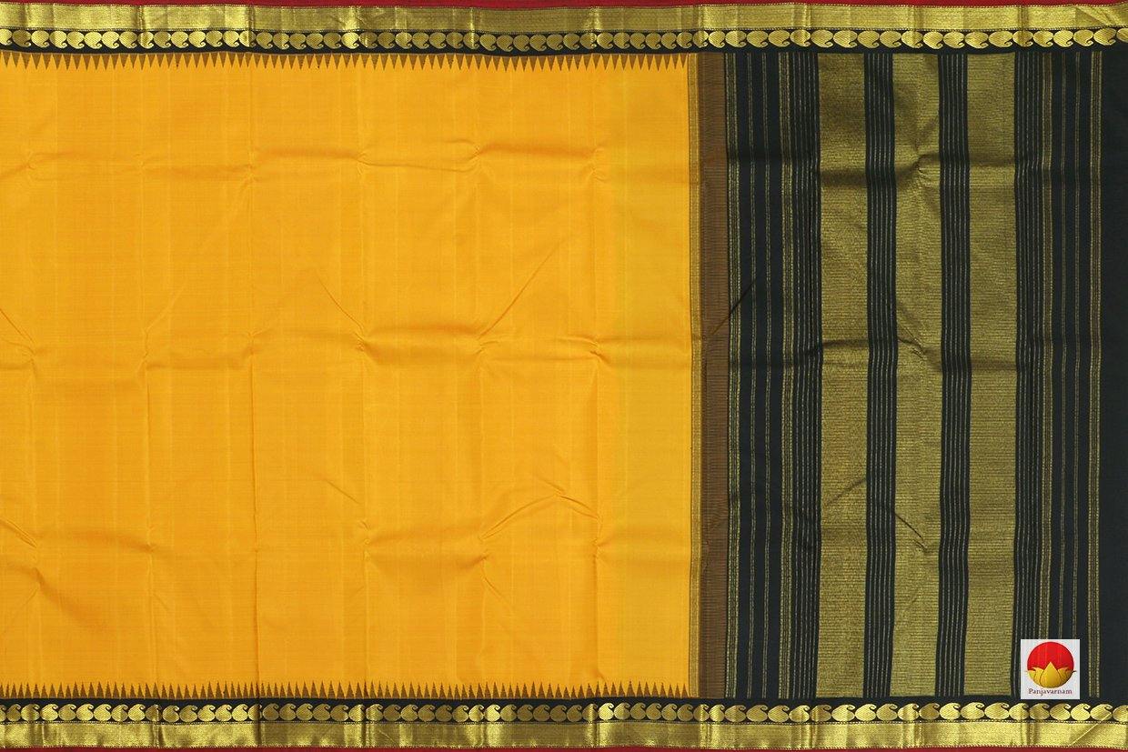 Kanchipuram Silk Saree - Handwoven Pure Silk - Pure Zari - PV J 5100 - Archives - Silk Sari - Panjavarnam