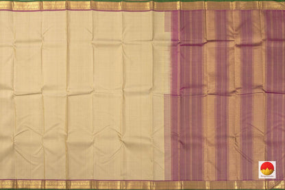 Kanchipuram Silk Saree - Handwoven Pure Silk - Pure Zari - PV J 5731 - Silk Sari - Panjavarnam