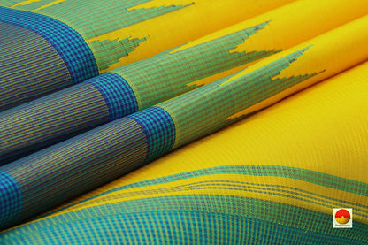 Kanchipuram Silk Saree - Handwoven Pure Silk - Pure Zari - PV J 582 - Silk Sari - Panjavarnam