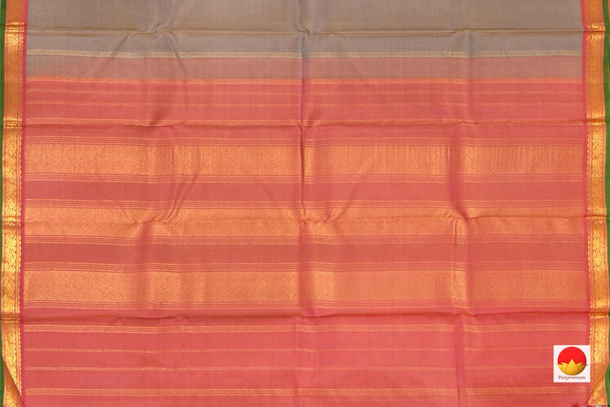 Kanchipuram Silk Saree - Handwoven Pure Silk - Pure Zari - PV J 789 - Silk Sari - Panjavarnam