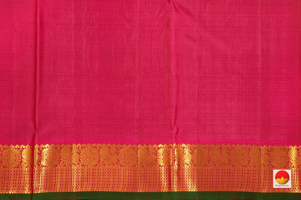 Kanchipuram Silk Saree - Handwoven Pure Silk - Pure Zari - PV J 790 - Silk Sari - Panjavarnam