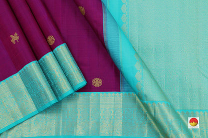 Kanchipuram Silk Saree - Handwoven Pure Silk - Pure Zari - PV J 809 - Archives - Silk Sari - Panjavarnam