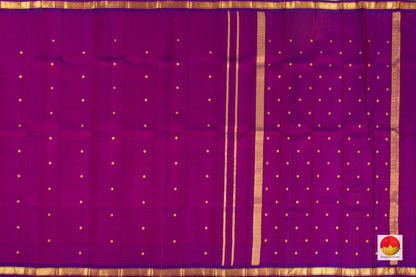 Kanchipuram Silk Saree - Handwoven Pure Silk - Pure Zari - PV KRI 111 - Silk Sari - Panjavarnam