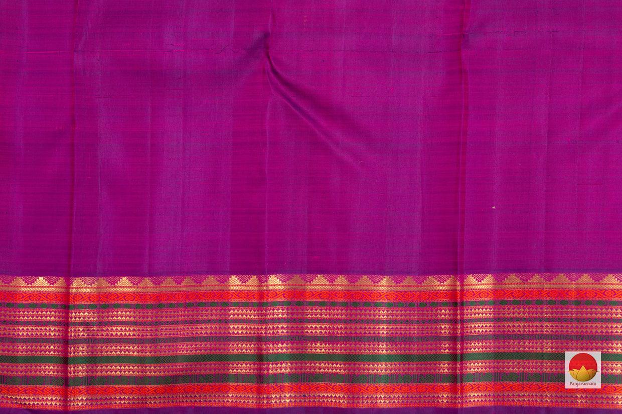 Kanchipuram Silk Saree - Handwoven Pure Silk - Pure Zari - PV NYC 06 - Silk Sari - Panjavarnam