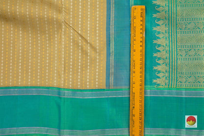 Kanchipuram Silk Saree - Handwoven Pure Silk - Pure Zari - PV NYC 108 - Silk Sari - Panjavarnam