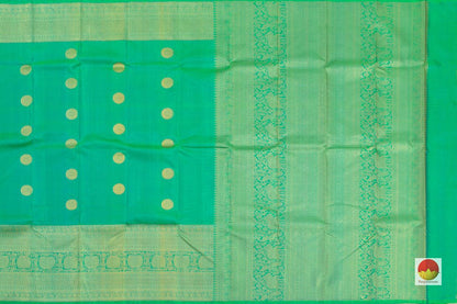 Kanchipuram Silk Saree - Handwoven Pure Silk - Pure Zari - PV NYC 112 - Saris & Lehengas - Panjavarnam